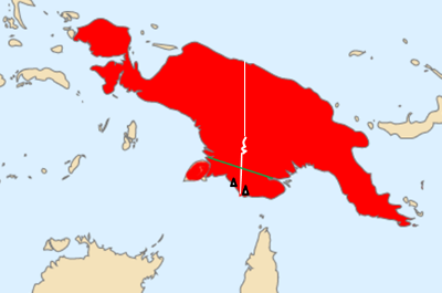 New Guinea Brolga map Brolga map